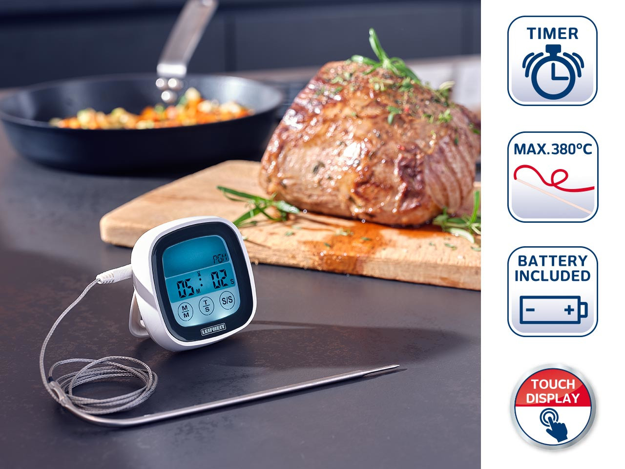 Digitaalne prae- ja lihatermomeeter - Image 2