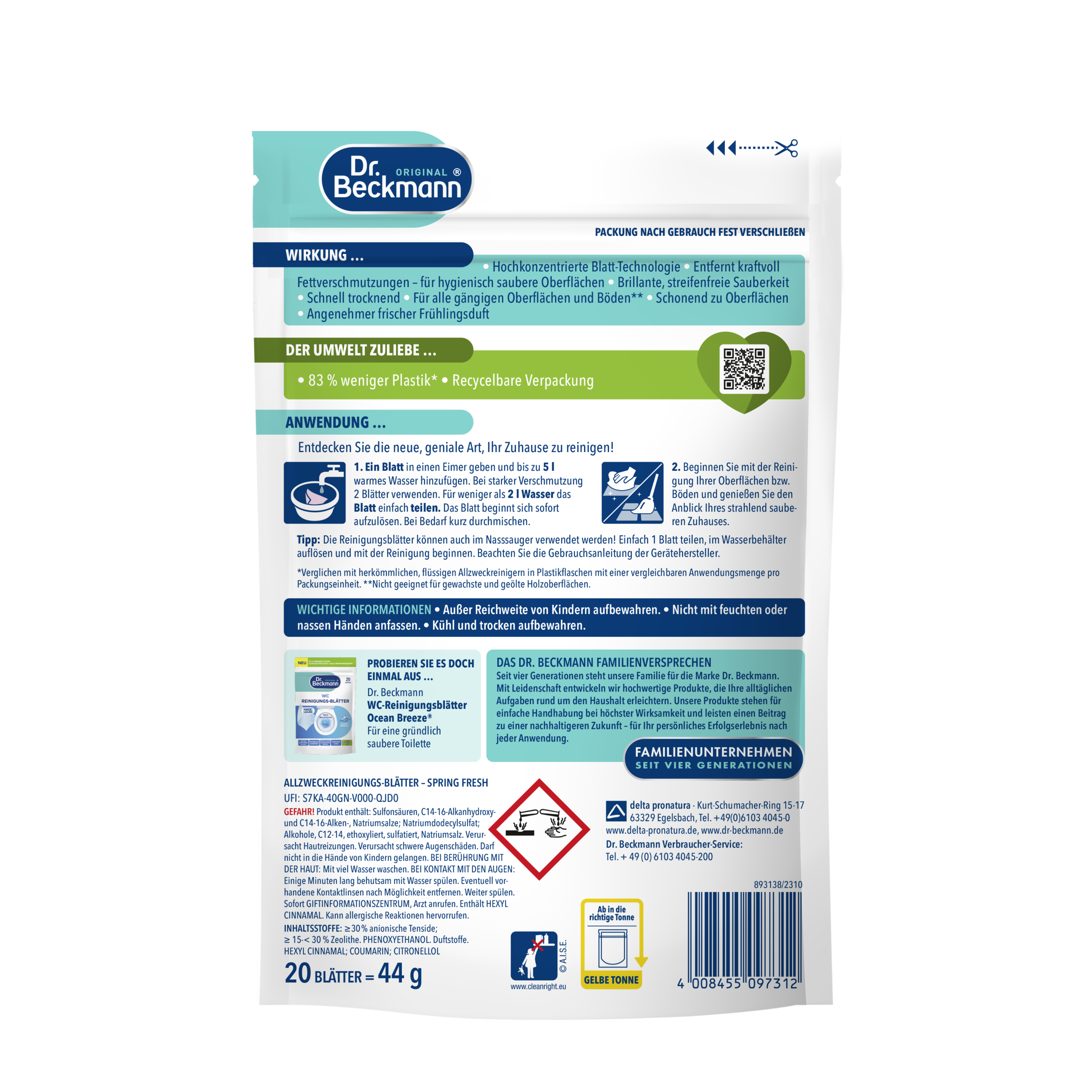 Üldpuhastusvahendi lehed Spring Fresh - Image 2