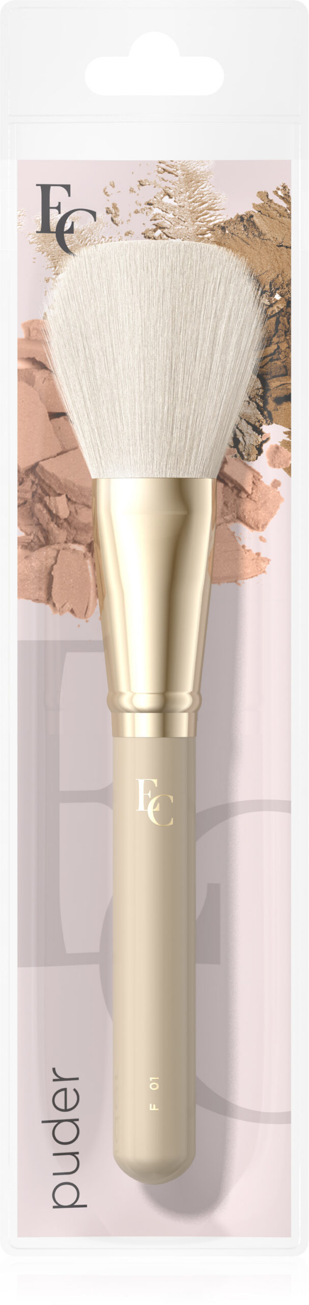 Meigipintsel lahtisele, pressitud ja mineraalpuudrile EC F01 - Image 2