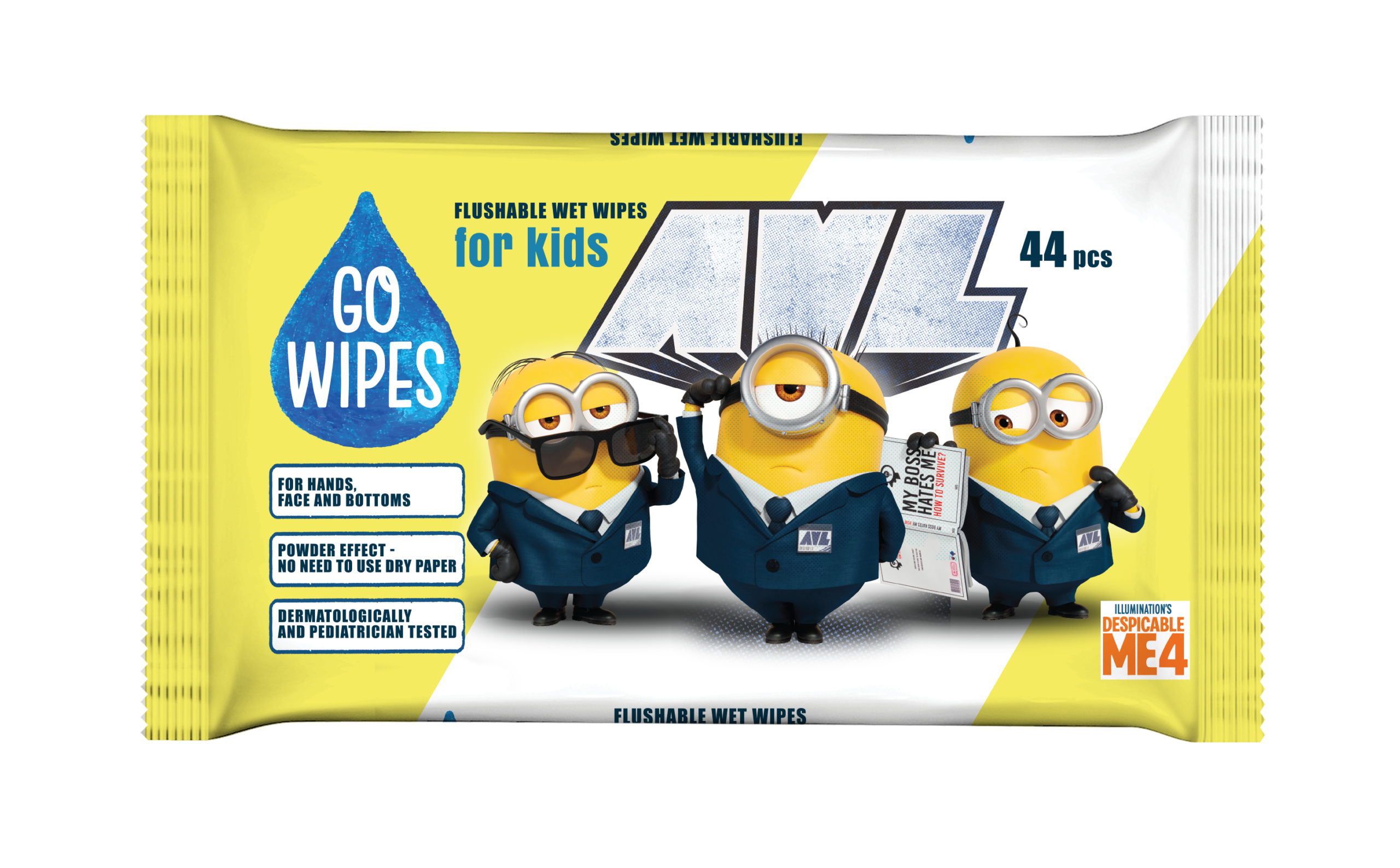 Niisked salvrätikud lastele Minions - Image 2