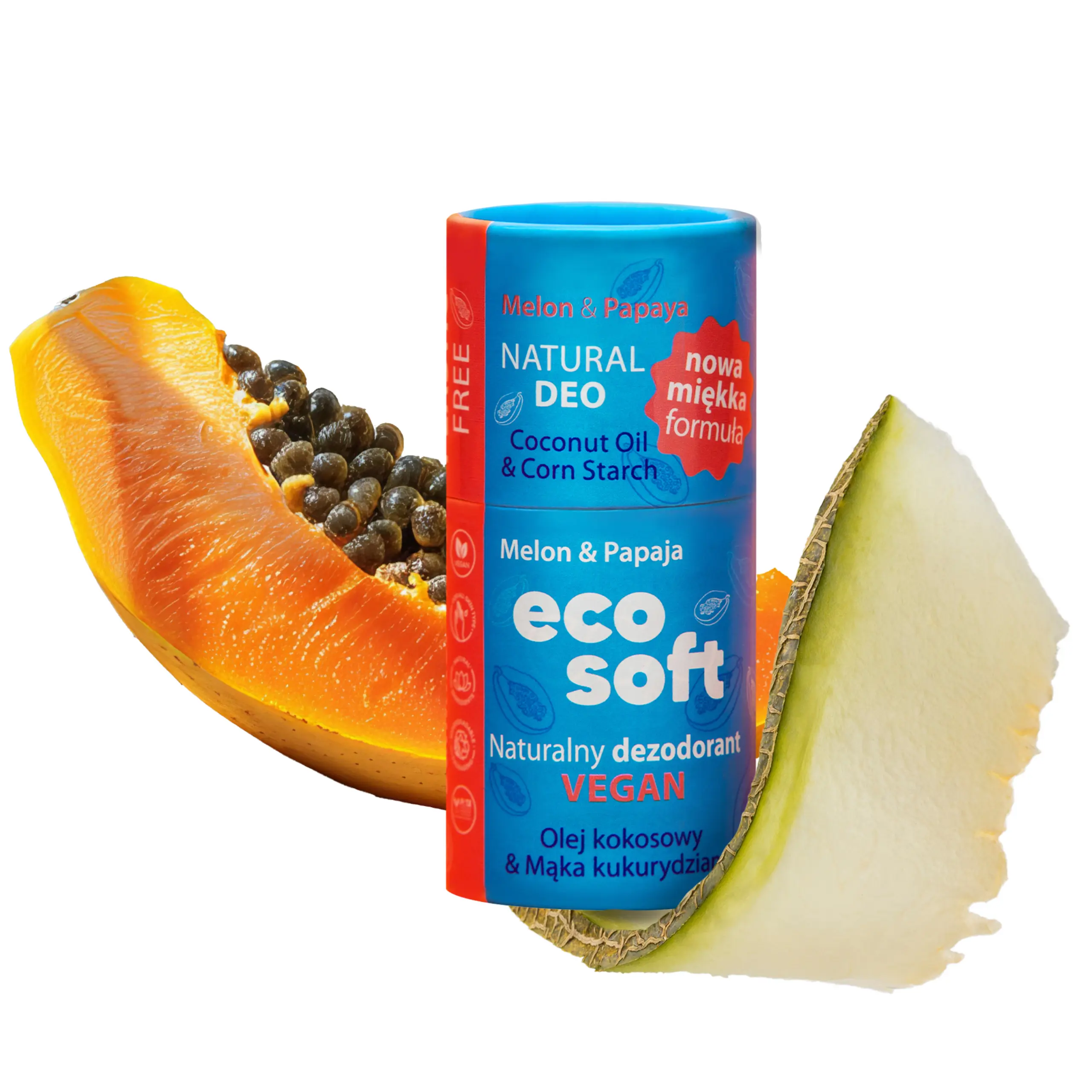 EcoSoft Natural Vegan deodorant plastivaba Summer Wind 50g - Image 3