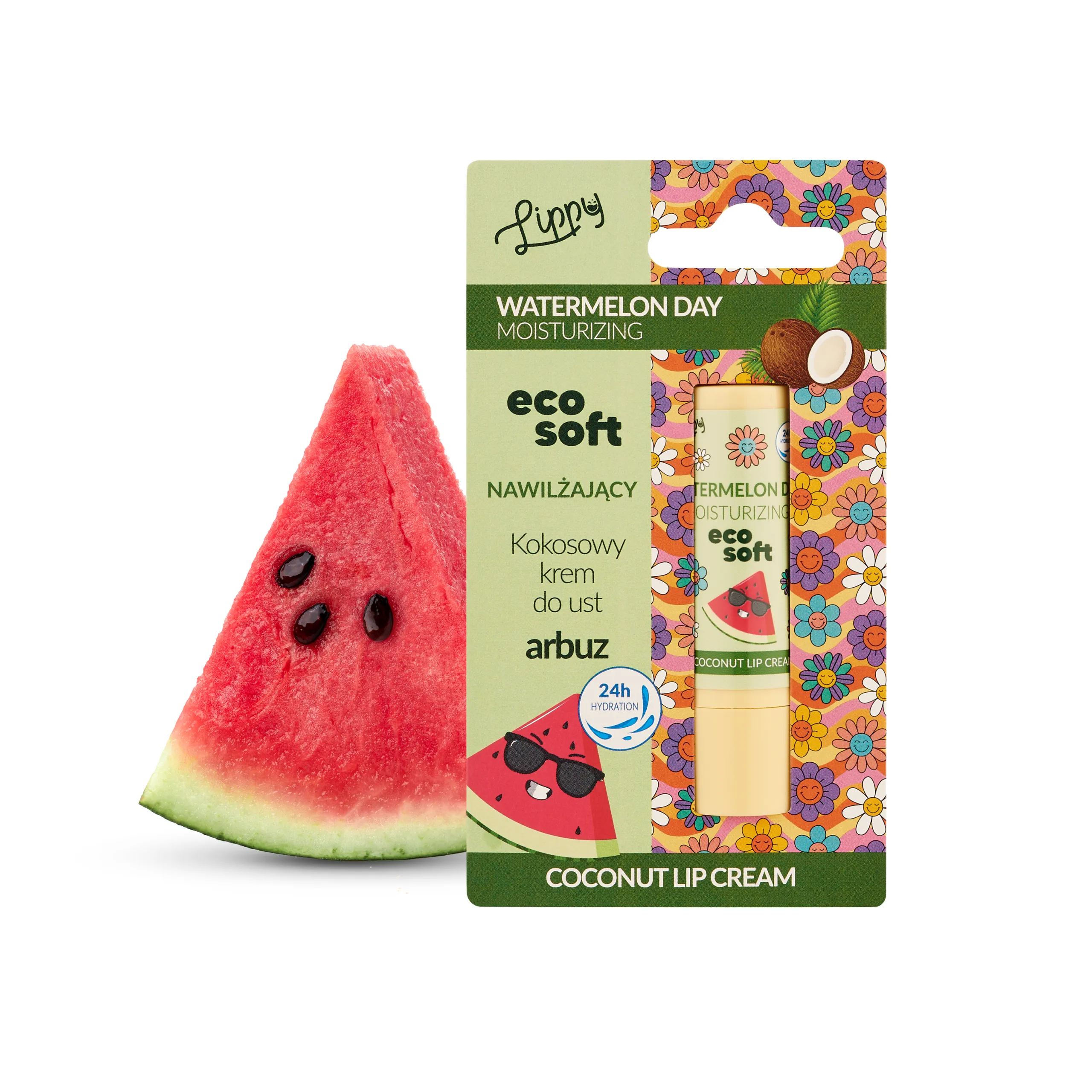 Eco Soft Lippy huulepalsam Arbuus 4,8g - Image 5